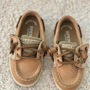 Sperry baby Tan Boat Shoes